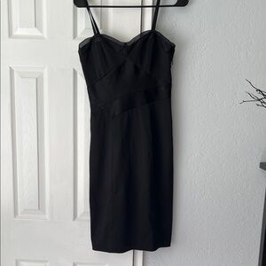 BCBG Black Strapless Dress